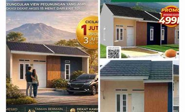 RUMAH SUBSIDI KONSEP CLUSTER DI SUKABUMI BMI CABANG KE 7