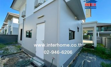 Two-story detached house, 50.2 sq.wah, Saransiri Rangsit Village, near Future Park Rangsit, Rangsit-Pathum Thani Road, Mueang Pathum Thani, Pathum Tha