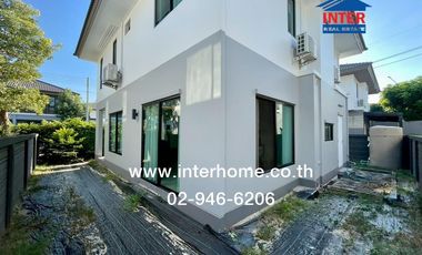 Two-story detached house, 50.2 sq.wah, Saransiri Rangsit Village, near Future Park Rangsit, Rangsit-Pathum Thani Road, Mueang Pathum Thani, Pathum Tha