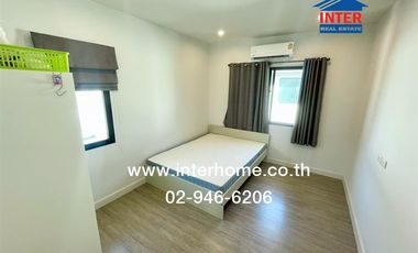 Two-story detached house, 50.2 sq.wah, Saransiri Rangsit Village, near Future Park Rangsit, Rangsit-Pathum Thani Road, Mueang Pathum Thani, Pathum Tha