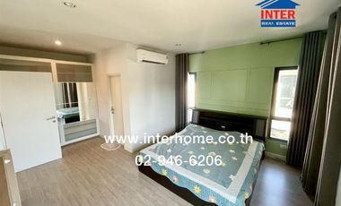 Two-story detached house, 50.2 sq.wah, Saransiri Rangsit Village, near Future Park Rangsit, Rangsit-Pathum Thani Road, Mueang Pathum Thani, Pathum Tha