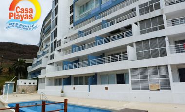 Departamento de Venta en Playas en Ocean Suites 2, Frente Al Mar con Balcon