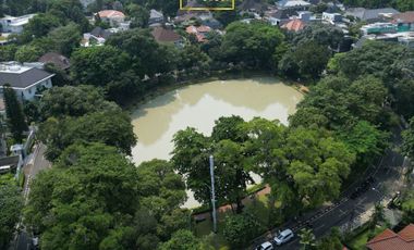 2 Prime Land Plots in Menteng | Perfect Square Land, Rare Listing Facing the Park
