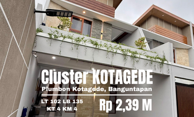 Rumah baru Fully Furnished Cluster Kotagede