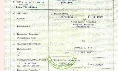 TANAH MURAH BONUS RUMAH