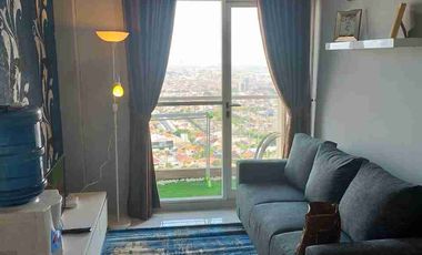 disewakan apartemen puncak dharmahusada dekat kampus c unair full furnish luas 56