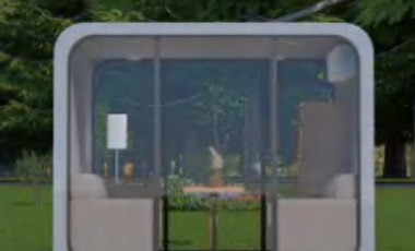 Cabina ideal para negocio, oficina, área de lactancia, sala de negocios, espacio extra, cabina de ventas