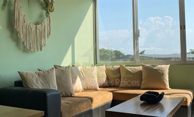 DEPARTAMENTO AMUEBLADO CON ALBERCA