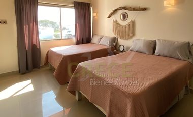 DEPARTAMENTO AMUEBLADO CON ALBERCA