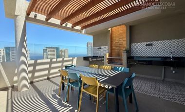 CONCON - VENTA DEPTO AMOBLADO 2D 1B 1E - MARZO DICIEMBRE