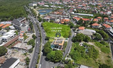 DISEWAKAN  LOKASI TANAH DIKAWASAN PREMIUM JL. BYPASS SANUR - BALI.