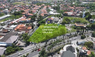 DISEWAKAN  LOKASI TANAH DIKAWASAN PREMIUM JL. BYPASS SANUR - BALI.