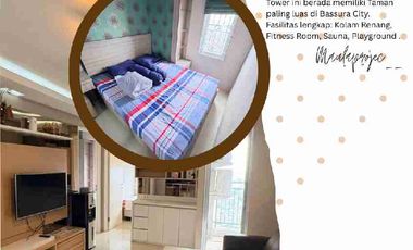 Sewa tahunan apartemen Bassura city type 3BR Furnished apartemen Bassura City