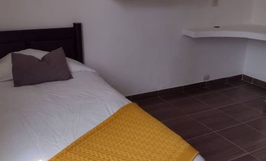 Rento habitación amueblada para estudiantes, con servicios incluidos en fraccionamiento privado enfrente del  Tec. De Monterrey. Solo varones.  $5000