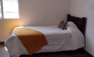 Rento habitación amueblada para estudiantes, con servicios incluidos en fraccionamiento privado enfrente del  Tec. De Monterrey. Solo varones.  $5000