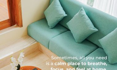 Sometimes, all you need is a calm place to breathe, focus and feel at home