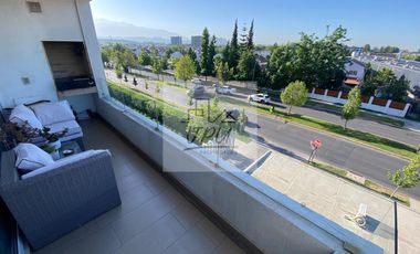 Moderno Depto 3d 2b Con Quincho En Terraza Huechuraba