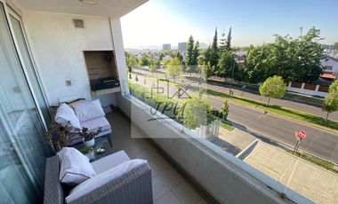 Moderno Depto 3d 2b Con Quincho En Terraza Huechuraba