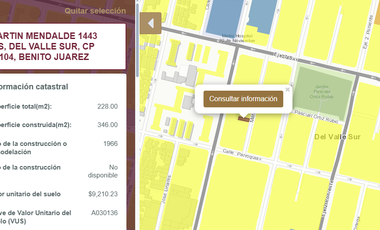 VENTA DE HERMOSA Y AMPLIA CASA EN COL DEL VALLE, CALLE MARTÍN MENDALDE, CDMX