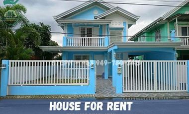 3 Bedrooms 2-Storey House for Rent in Brgy. Cuayan Angeles City, Pampanga