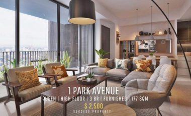 1Park Avenue Apartment High Floor 3BR Furnished Move-in Ready