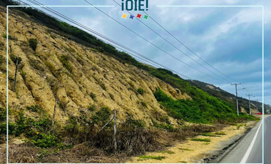 EN VENTA: Gran terreno frente al mar en San Lorenzo, Manta Oportunidad de desarrollo inmobiliario frente al mar