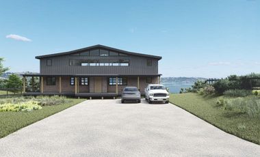 Vive Frente al MAR en Castro. Sitio urbano con casa en Puntilla Ten Ten