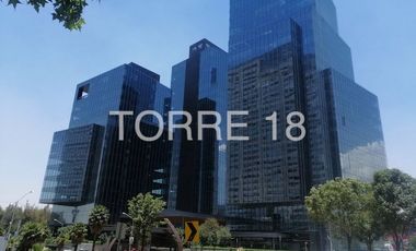 OFICINAS EN VENTA DOWNTOWN SANTA FE, PISO ALTO.