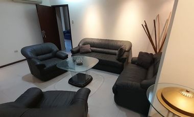 Departamento Amoblado en Alquiler en Kennedy Norte, Planta Baja, 1 Habitación, 2 Baños, Garaje, Seguridad, Norte de Guayaquil.