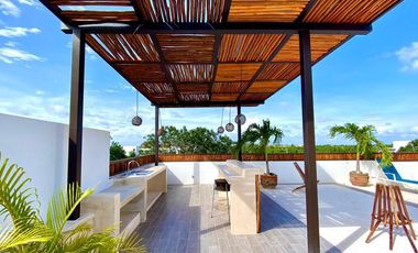 Departamento en venta 1 recámara Condominio Calle 8 La Veleta en Tulum