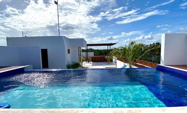 Departamento en venta 1 recámara Condominio Calle 8 La Veleta en Tulum