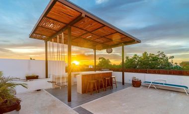 Departamento en venta 1 recámara Condominio Calle 8 La Veleta en Tulum