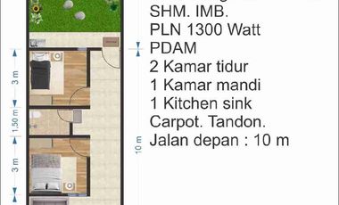 Dijual Rumah Baru Gress di Jeruk, Wage, Kab. Sidoarjo