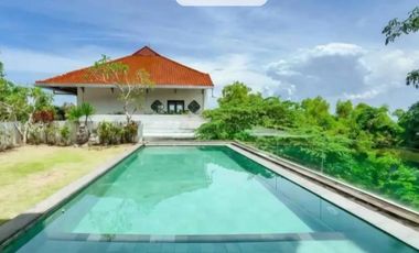FOR SALE MODERN VILLA WITH LARGE GARDEN AND BEAUTY SWIMMING POOL AT KUTA SELATAN