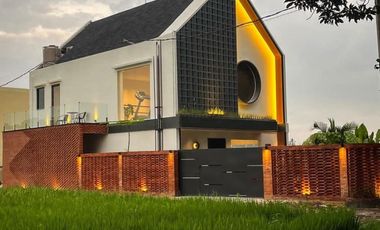 FOR SALE VILLA BRAND NEW WITH BEAUTIFUL RICE FIELD VIEW AND SWIMMING POOL AT UBUD