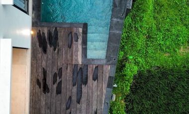 FOR SALE VILLA BRAND NEW WITH BEAUTIFUL RICE FIELD VIEW AND SWIMMING POOL AT UBUD