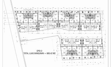 Rumah cluster type 2 lantai dinding bata merah dekat LRT Jatibening