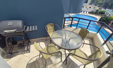 🏢 OFERTA - VENDO HERMOSO DEP. - DOS DORMITORIOS - PISO 1 (TONSUPA) $73000.oo