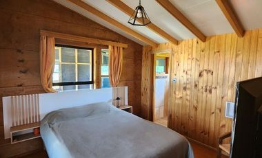 casa amoblada sector Llicaldad, con patio, terraza y vista.