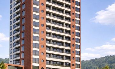 Departamento Estudio a Media Cuadra de Providencia, a pasos del Metro. Terraza Mirador Piscina Vista Panorámica