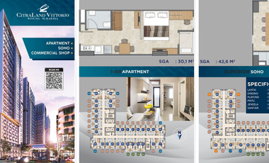 Alessandro Tower CitraLand Vittorio Surabaya (Largest Wiyung Superblock) - DP Disubsidi