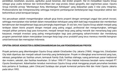 Alessandro Tower CitraLand Vittorio Surabaya (Largest Wiyung Superblock) - DP Disubsidi