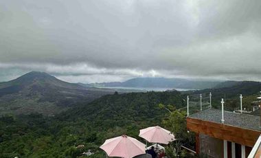 dijual restorant view gunung batur dan danau lokasi kintamani