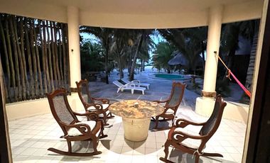 Magnifica casa frente al mar en San Bruno Yucatán