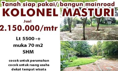 Jual Tanah Kavling Di Mainroad Kolonel masturi cimahi bandung cocok untuk perumahan,tempat wisata,villa,kebun
