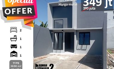 Sisa 1 unit,Rumah Premium type 36/90 m2 13 menit dari Mall Panakukkang  Legalitas SHM