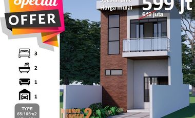 Sisa 1 unit,Rumah Premium type 36/90 m2 13 menit dari Mall Panakukkang  Legalitas SHM