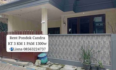 Rumah Disewakan di Pondok Candra