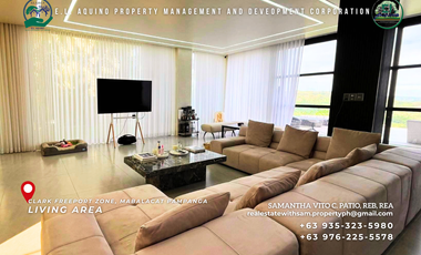 4 Bedroom Fully Furnished Executive House with Infinity Pool for Sale inside Clark Freeport Zone Mabalacat Pampanga