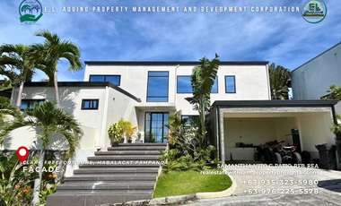 4 Bedroom Fully Furnished Executive House with Infinity Pool for Sale inside Clark Freeport Zone Mabalacat Pampanga